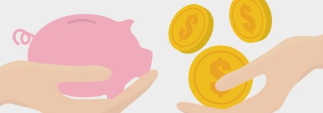 Saving money design, vector illustration eps10